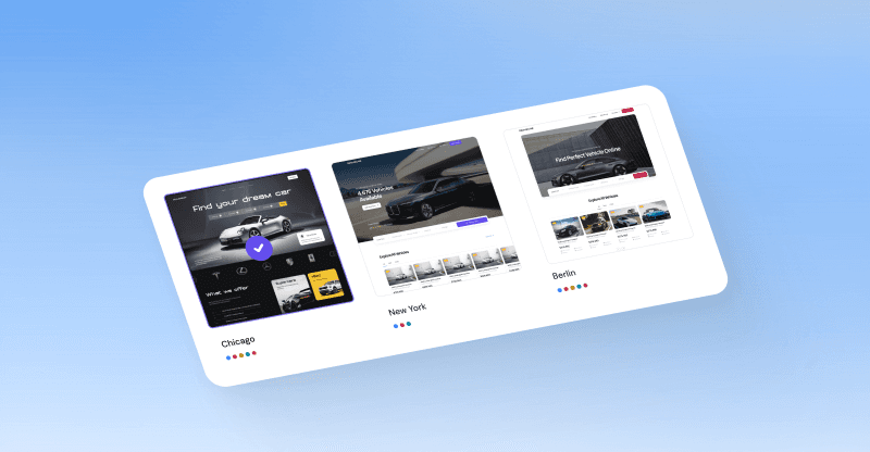 Step 2: Choose your design - DealerAssist setup illustration