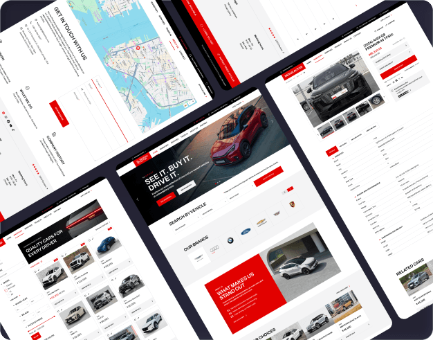 Georgia template pages and layouts