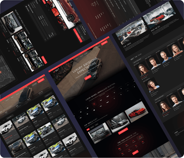 New York template pages and layouts