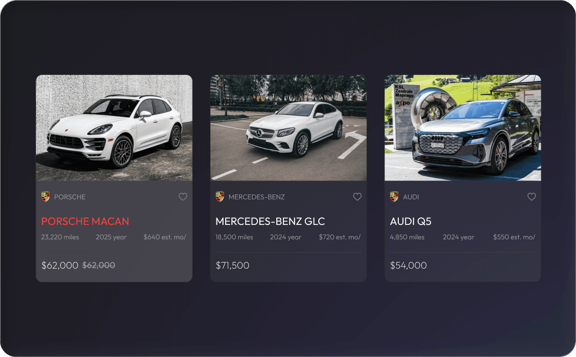 New York vehicle detail pages