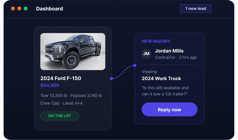 Truck buyers research
