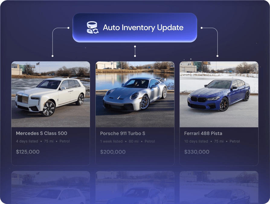 Auto inventory update graph