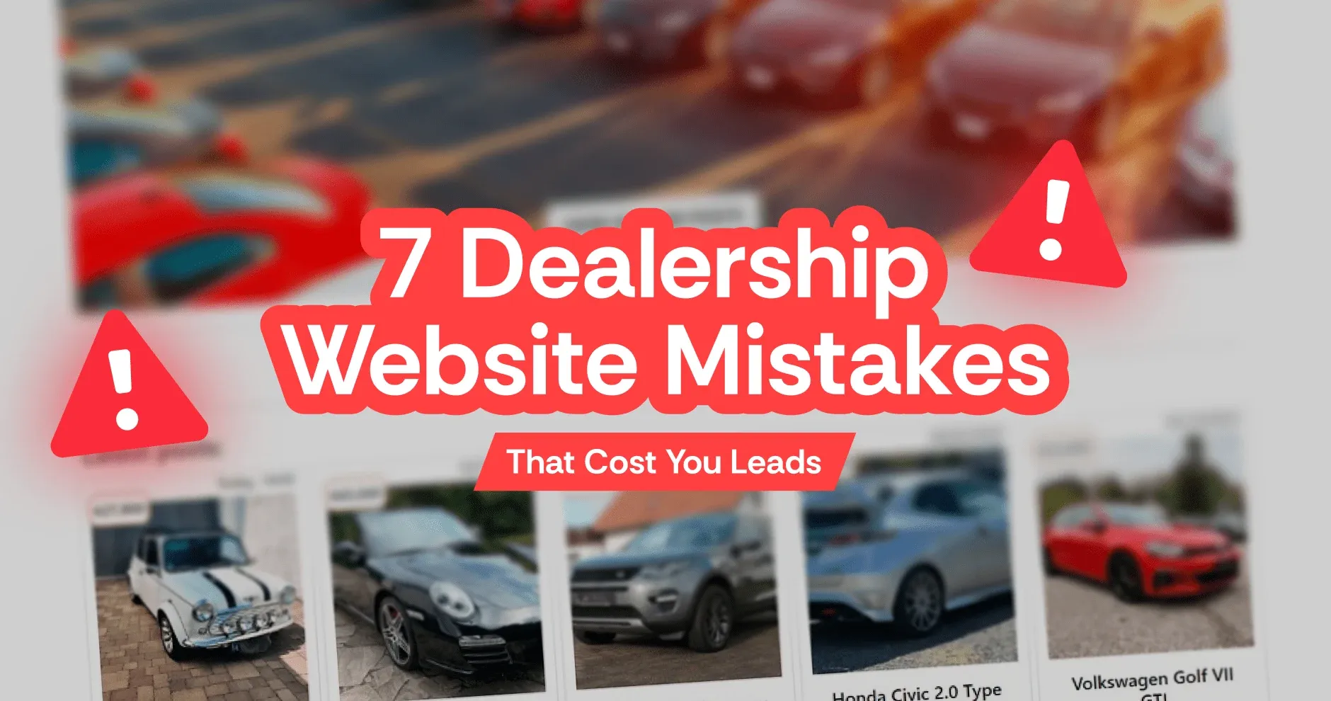 7 Dealership Website Mistakes That Cost You Leads - image